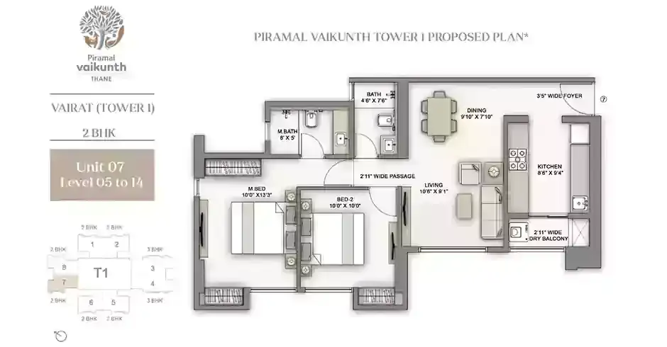 Piramal Realty Balkum Floor Plans Piramal Realty Balkum Floor Plans